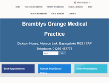 Tablet Screenshot of bramblysgrange.co.uk